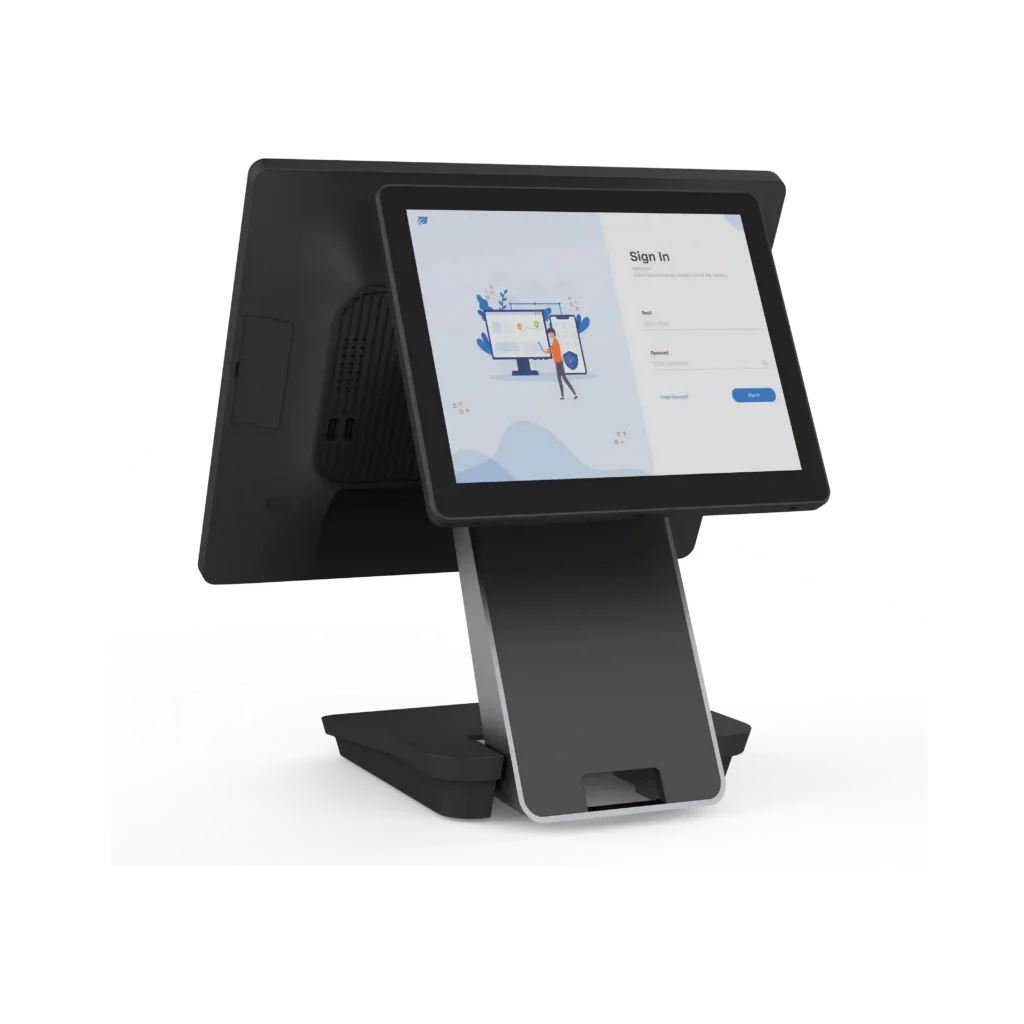 All-in-one POS terminal with touchscreen and customer display for B2B retail projects