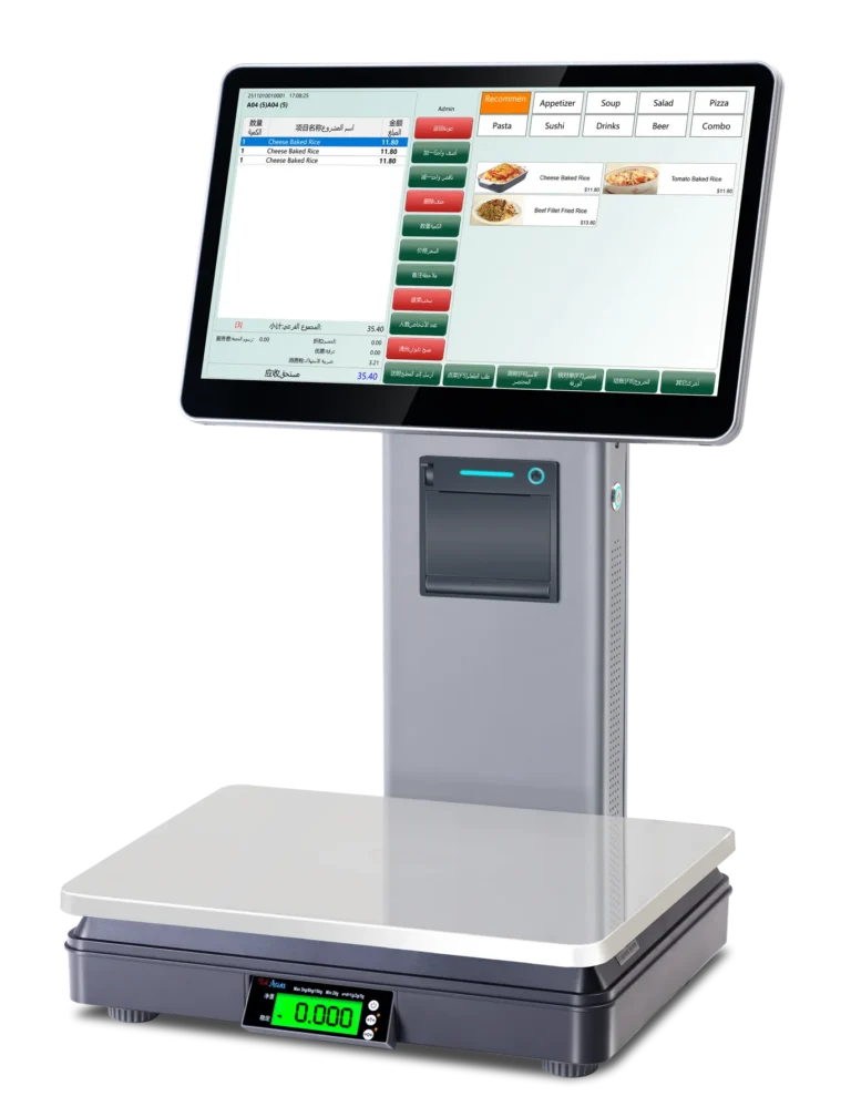 H193 Windows POS weighing scale with receipt printer