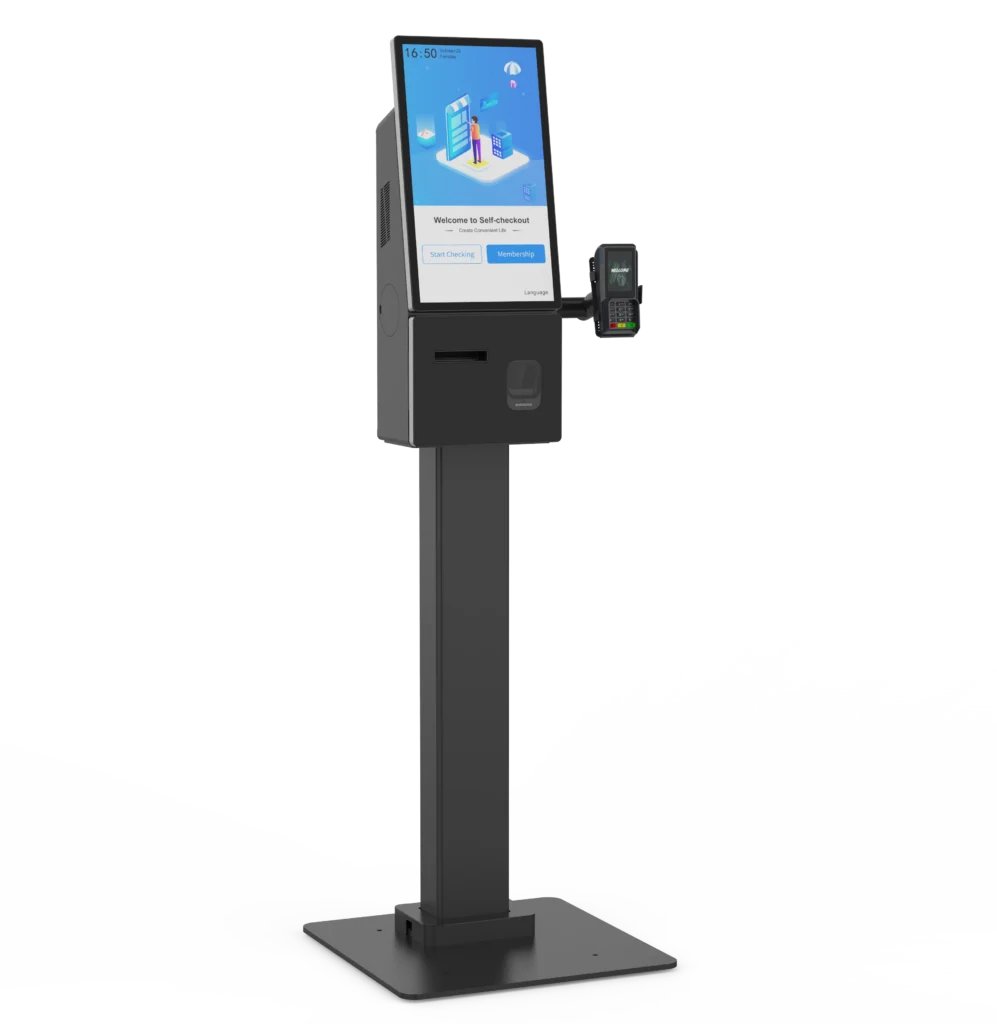 self-ordering kiosk hardware for restaurant ordering and checkout projects